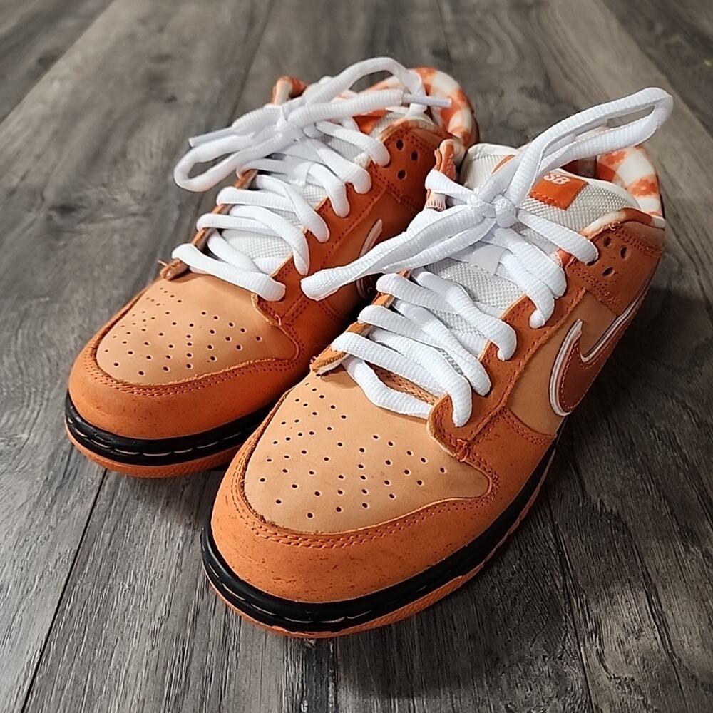 Nike SB Dunk Low "ORANGE LOBSTER" 2022 - Size 7 - fd8776 800 - Picture 5 of 8